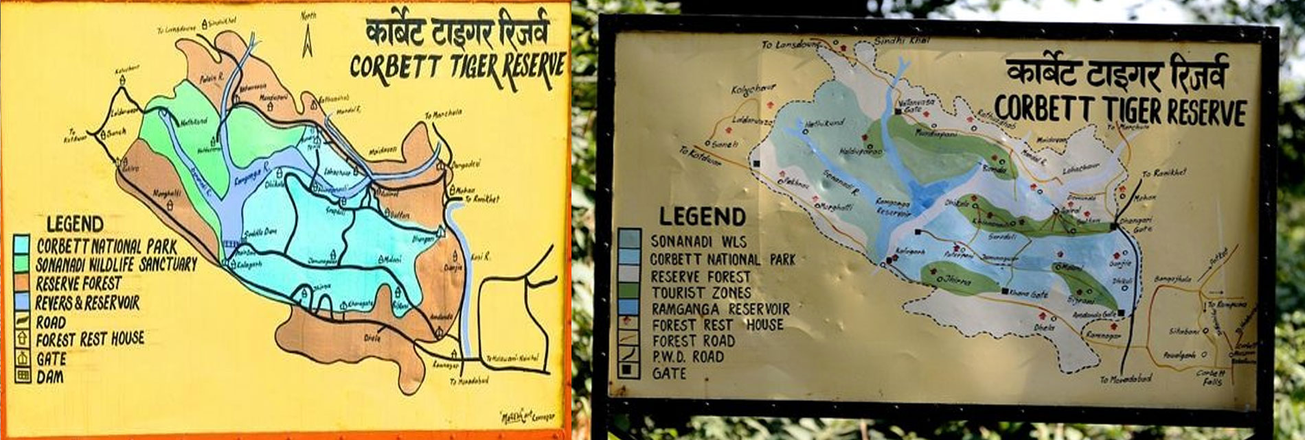 Jim Corbett Park Map